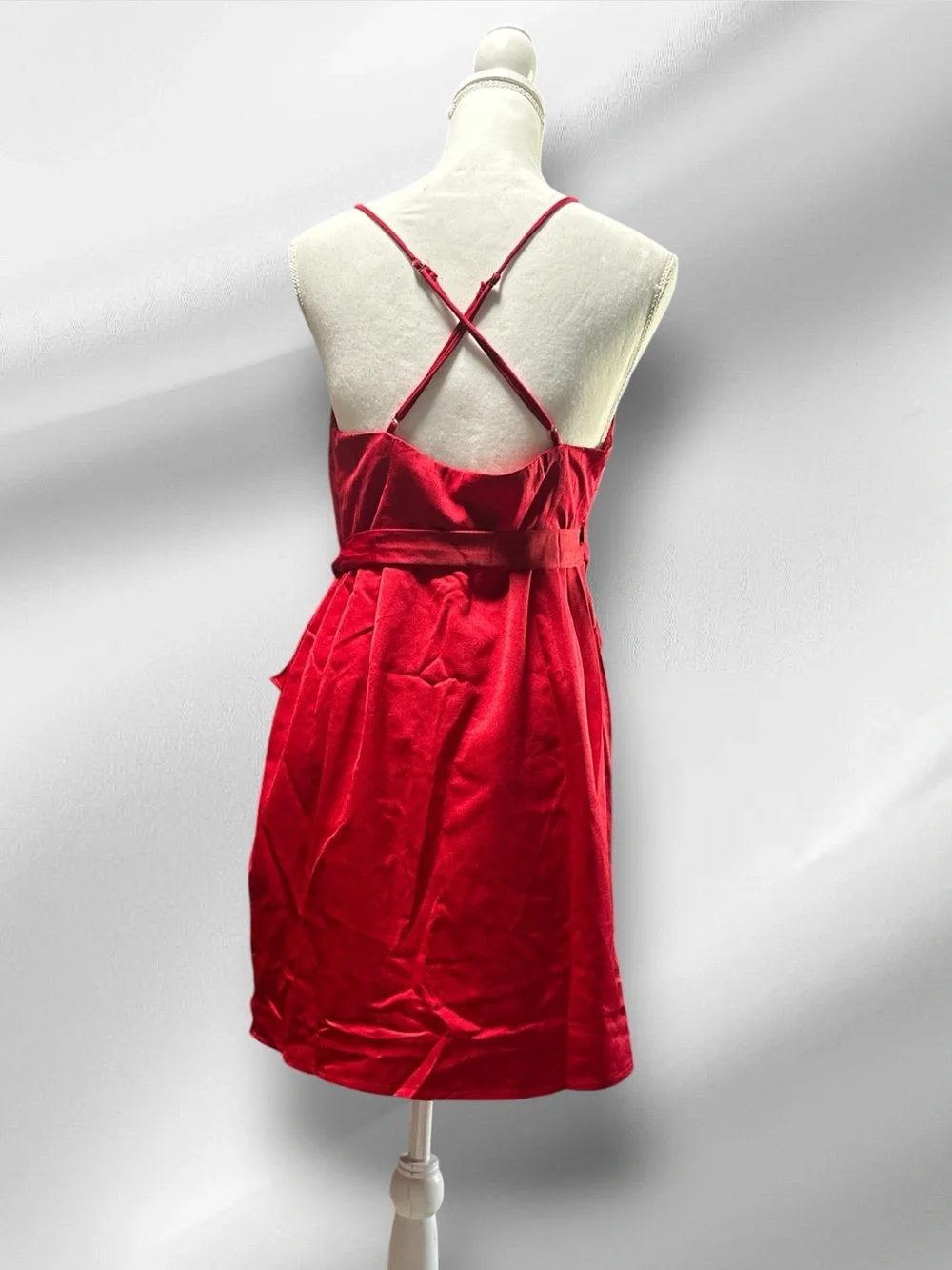 NWT, Hello Molly, If The Gown Fits Wrap Mini Dress, Size LG (8)